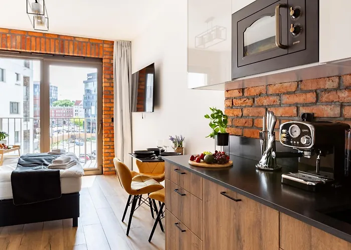 Apartamentygdansk Eu - żurawie Ii - I Lägenhet Gdańsk