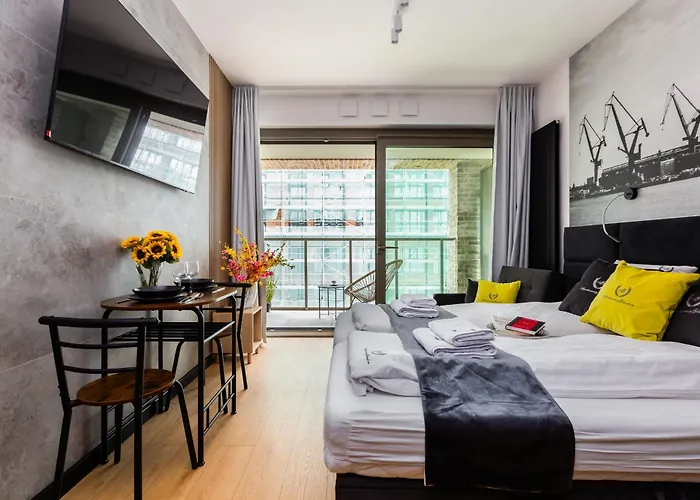 Apartamentygdansk Eu - żurawie Ii - I Lägenhet